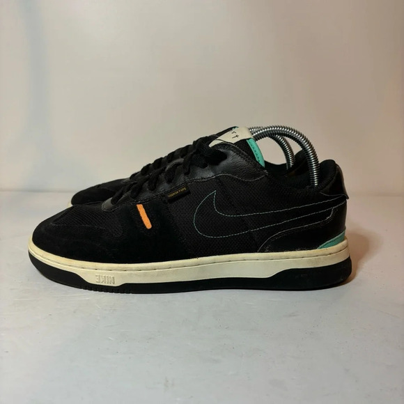 Nike Squash Type Block Menta Shoes N.354 Mens Sz. 8 Sneakers CJ1640-010 - Picture 1 of 9